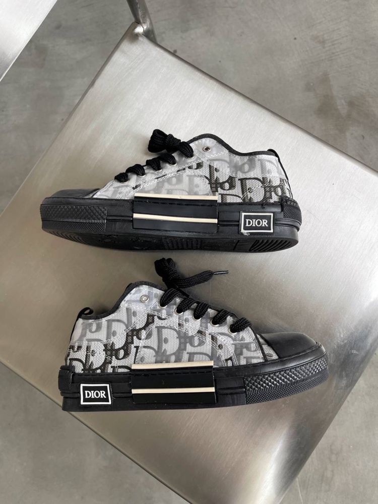 Sneakersy Dior low b23 black logo