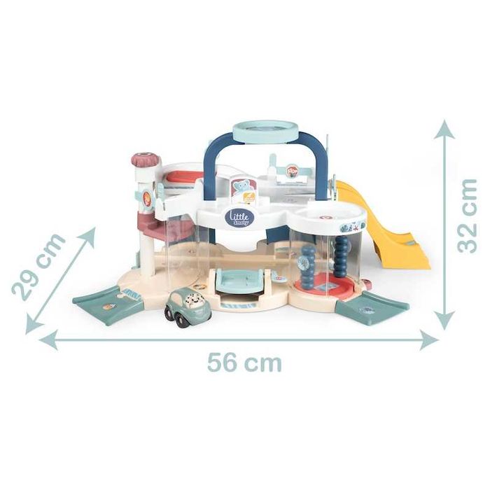 Ігровий набiр Smoby Little Перший гараж з машинкою, 56x29x32 см,18міс+