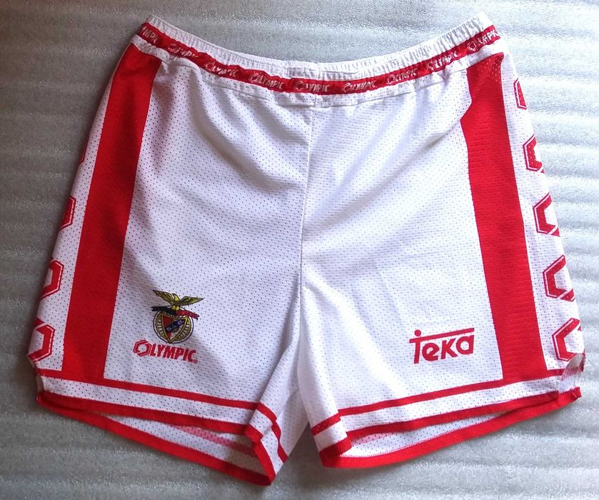 Calções antigos de Basketball ( basquetebol ) do Benfica
