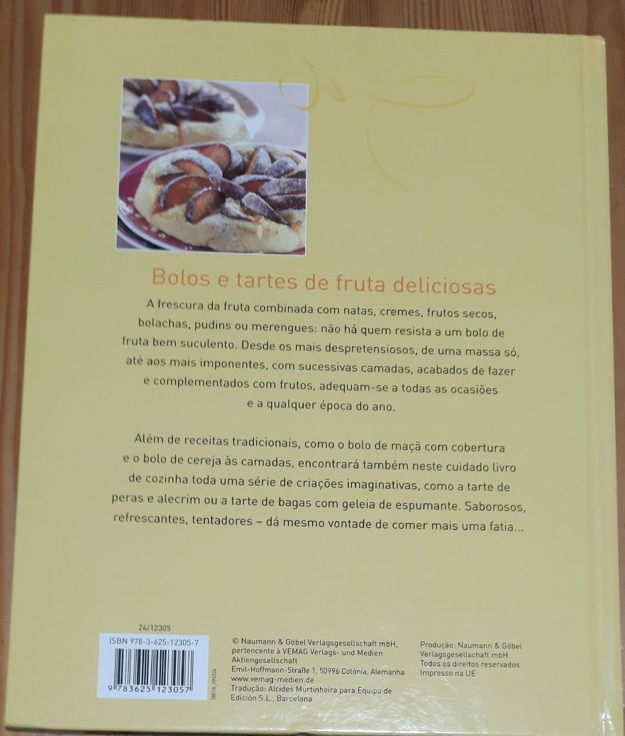 Bolos e Tartes Doces (A4, capa dura)