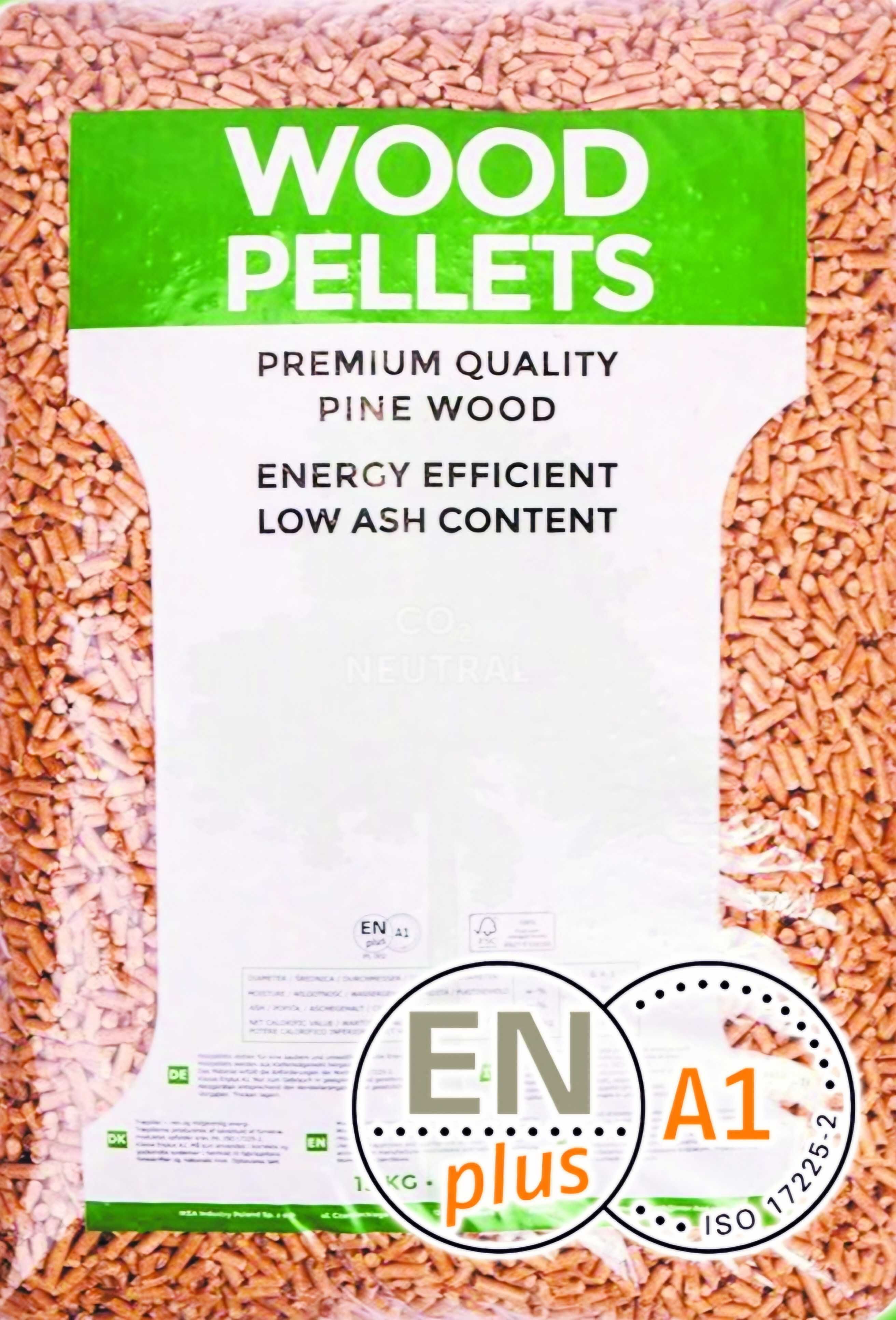 Pellet IKEA Wood Pellets certyfikat En plus A1