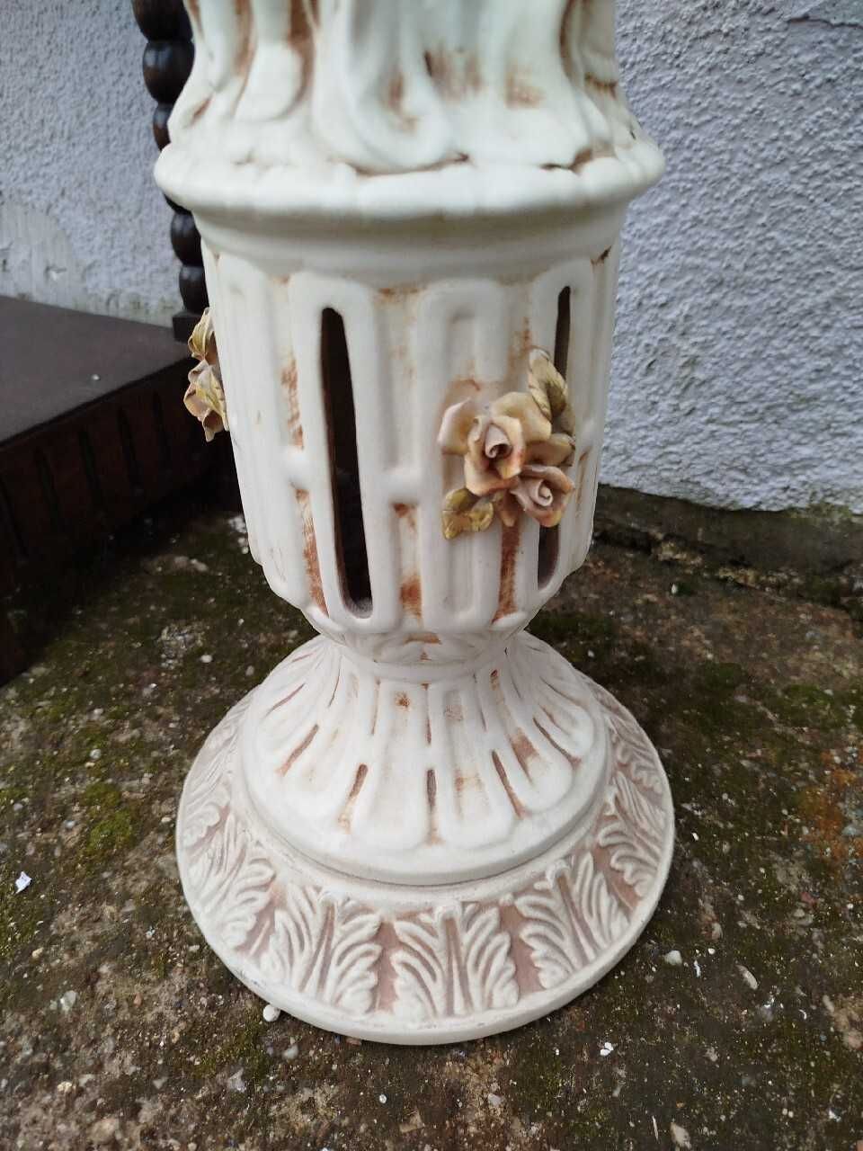 Kolumna włoska porcelanowa donica kwietnik