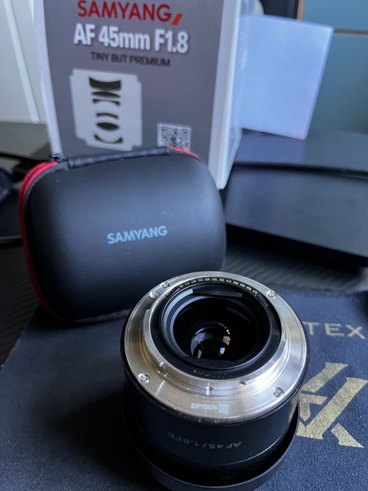 Nowy obiektyw Samyang 45 mm f1.8 Sony E Premium