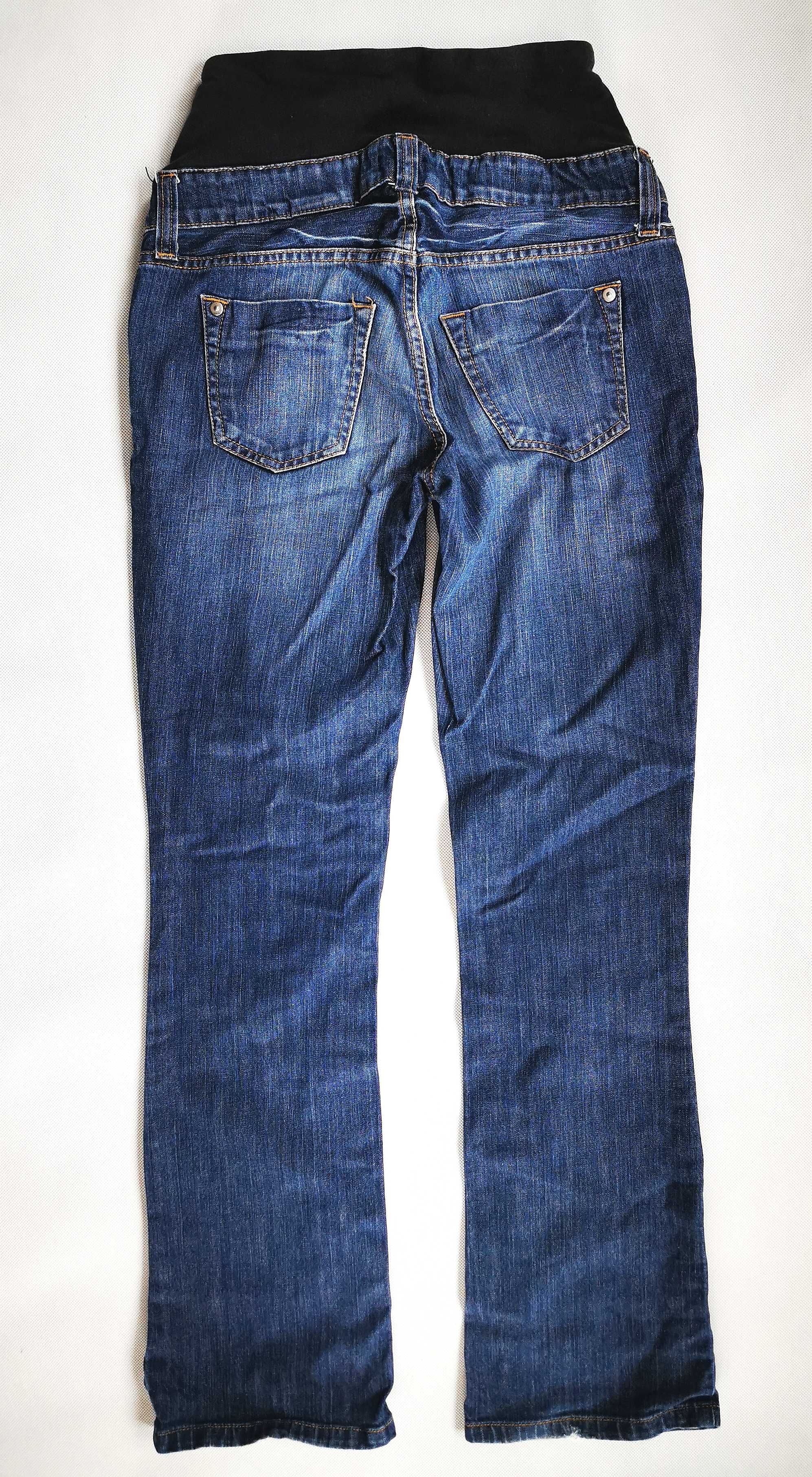 Jeansowe spodnie ciążowe, rozm. 38 / 170 cm