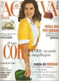 Conceição Lino na revista Activa de abril de 2008