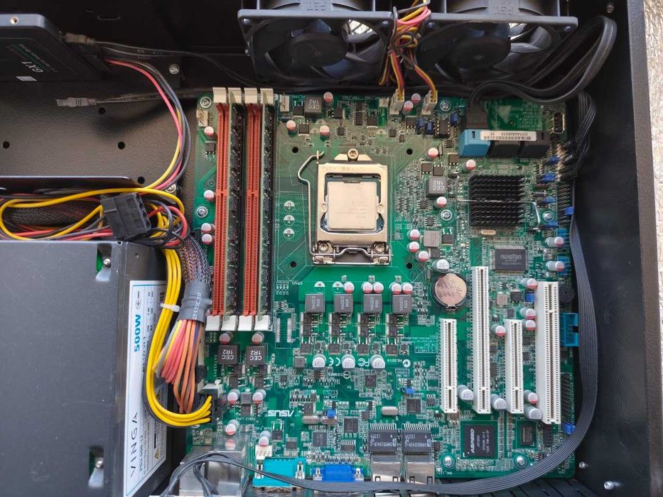 Сервер 2U: Xeon E3-1220V2, 8GB ECC, ASUS P8B-M, БЖ500W