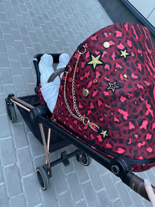 Коляска Cybex Mios GOLD шасі + прогулка Rock Star