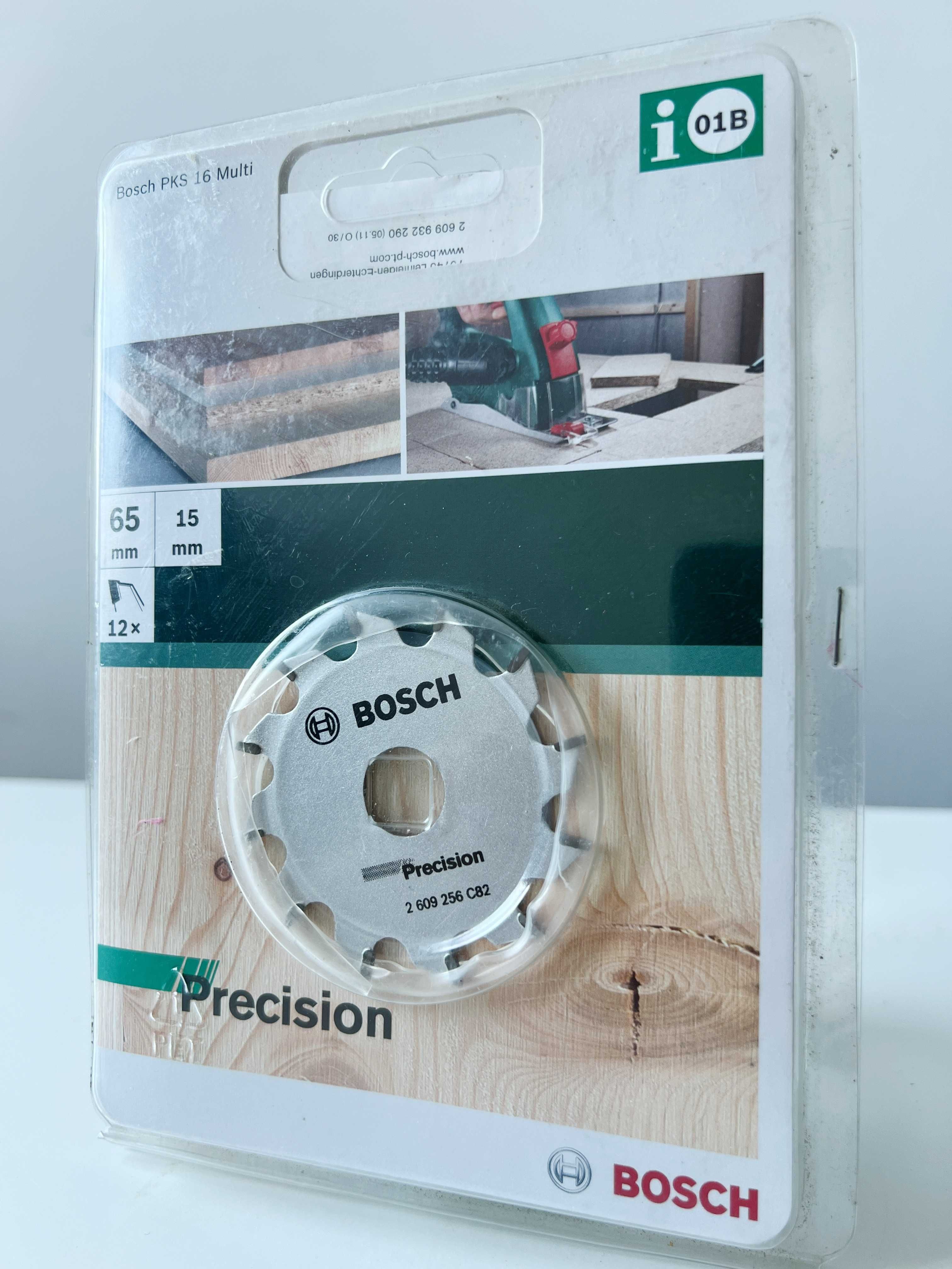 Tarcza pilarska BOSCH 65/15mm Precision 12 zębów NOWA / z węglikami sp
