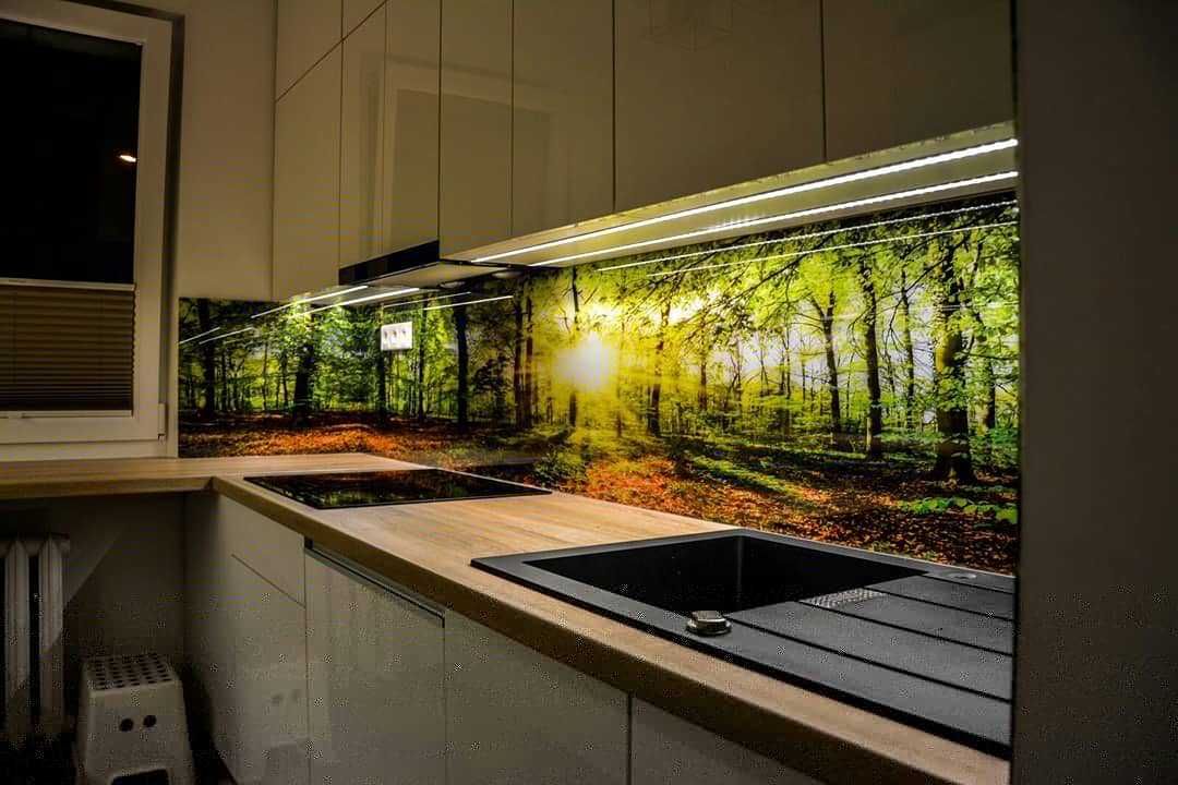 lacobel, panele szklane, grafika na szkle, szkło hartowane do kuchni