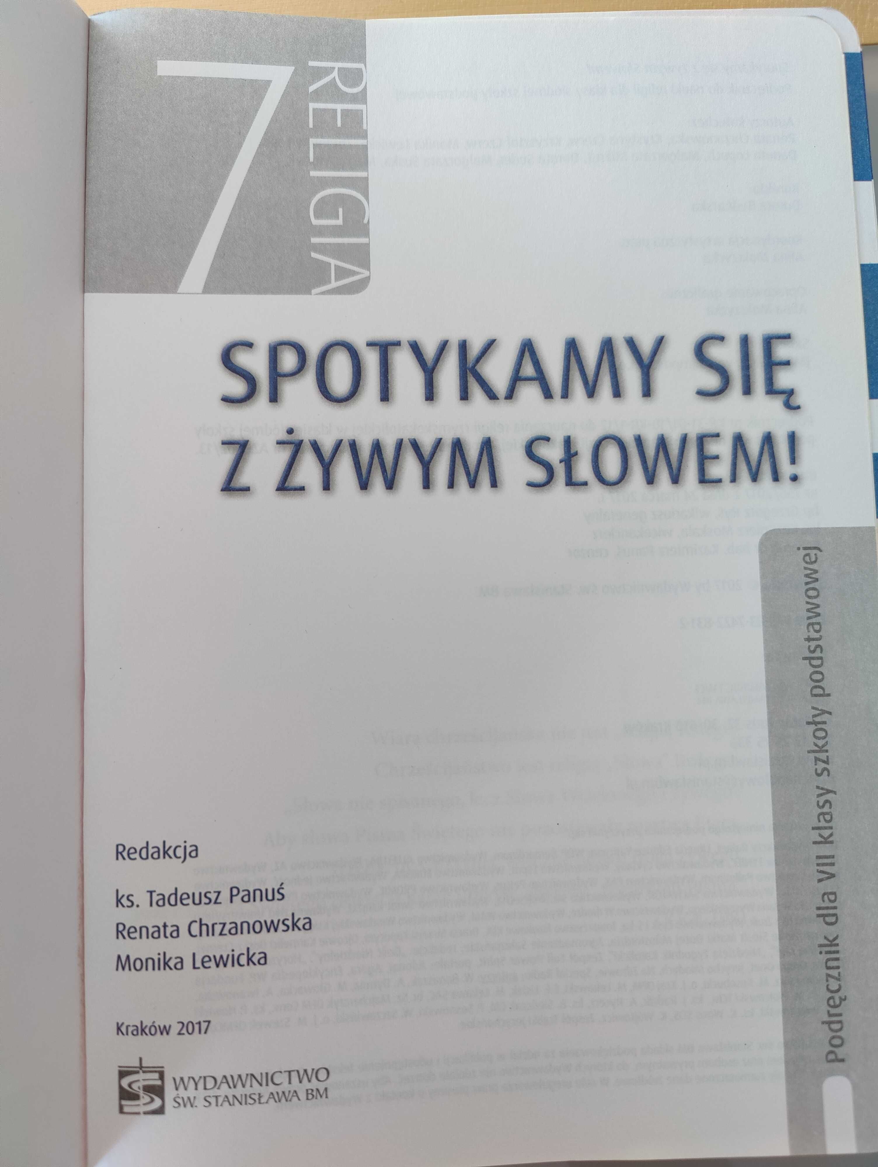 Podręcznik Religia 7 klasa szkoła podstawowa