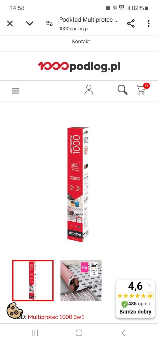 Podkład pod panele podłogowe