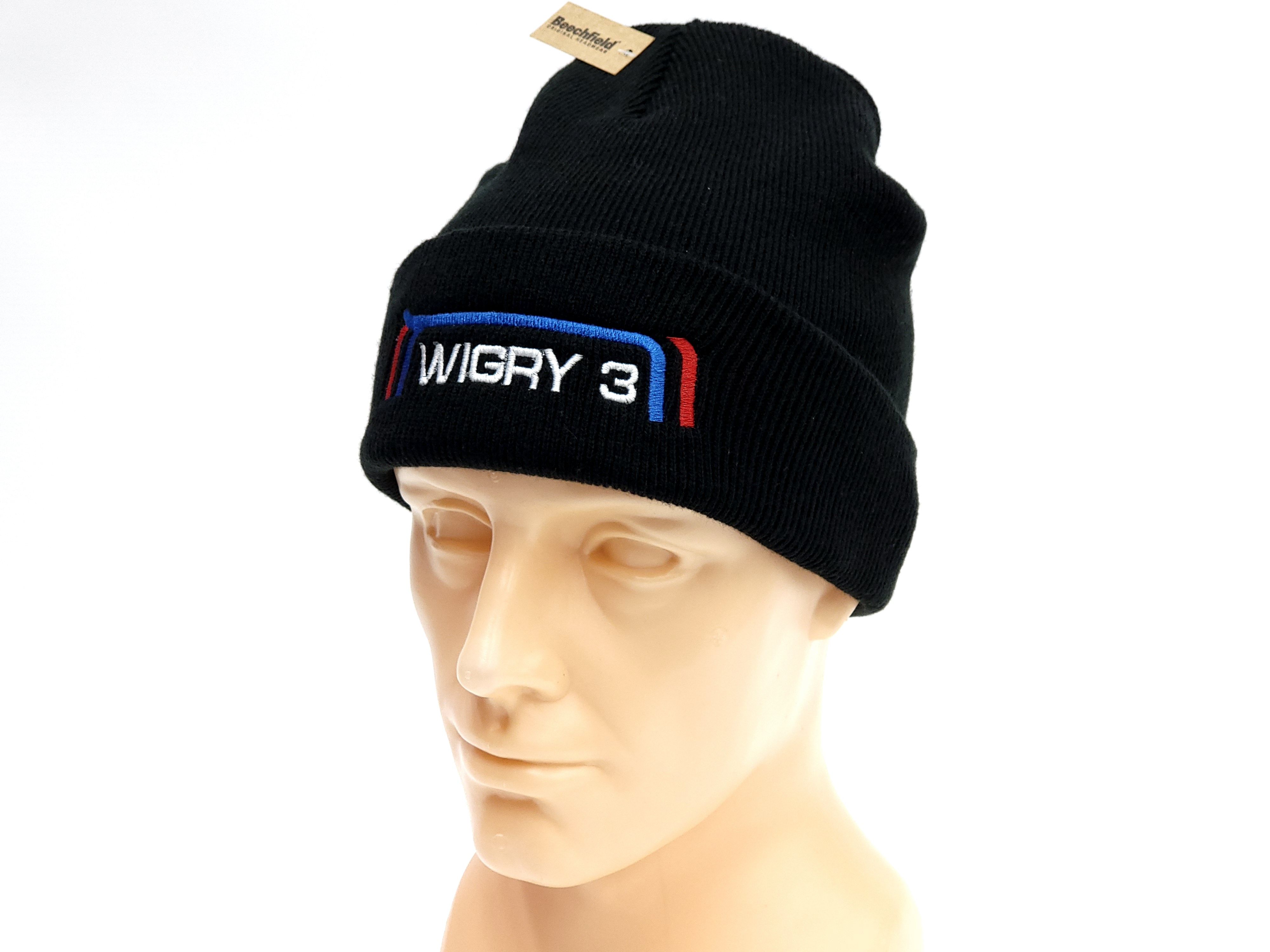 NOWA Czapka Wigry 3 Romet ZZR PRL zimowa czarna unisex