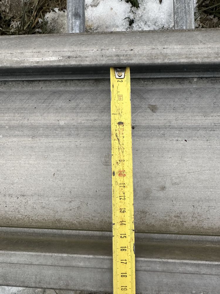Brama 2 szt profil aluminiowy
