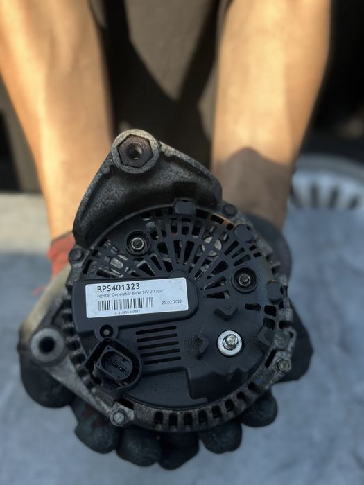 Е60 М57N генератор 170 Ампер Repstar 2 контакта фішка М57n Генераторы