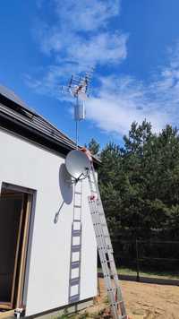 Montaż, naprawa anten TV-SAT. Anteny LTE - Pomiary