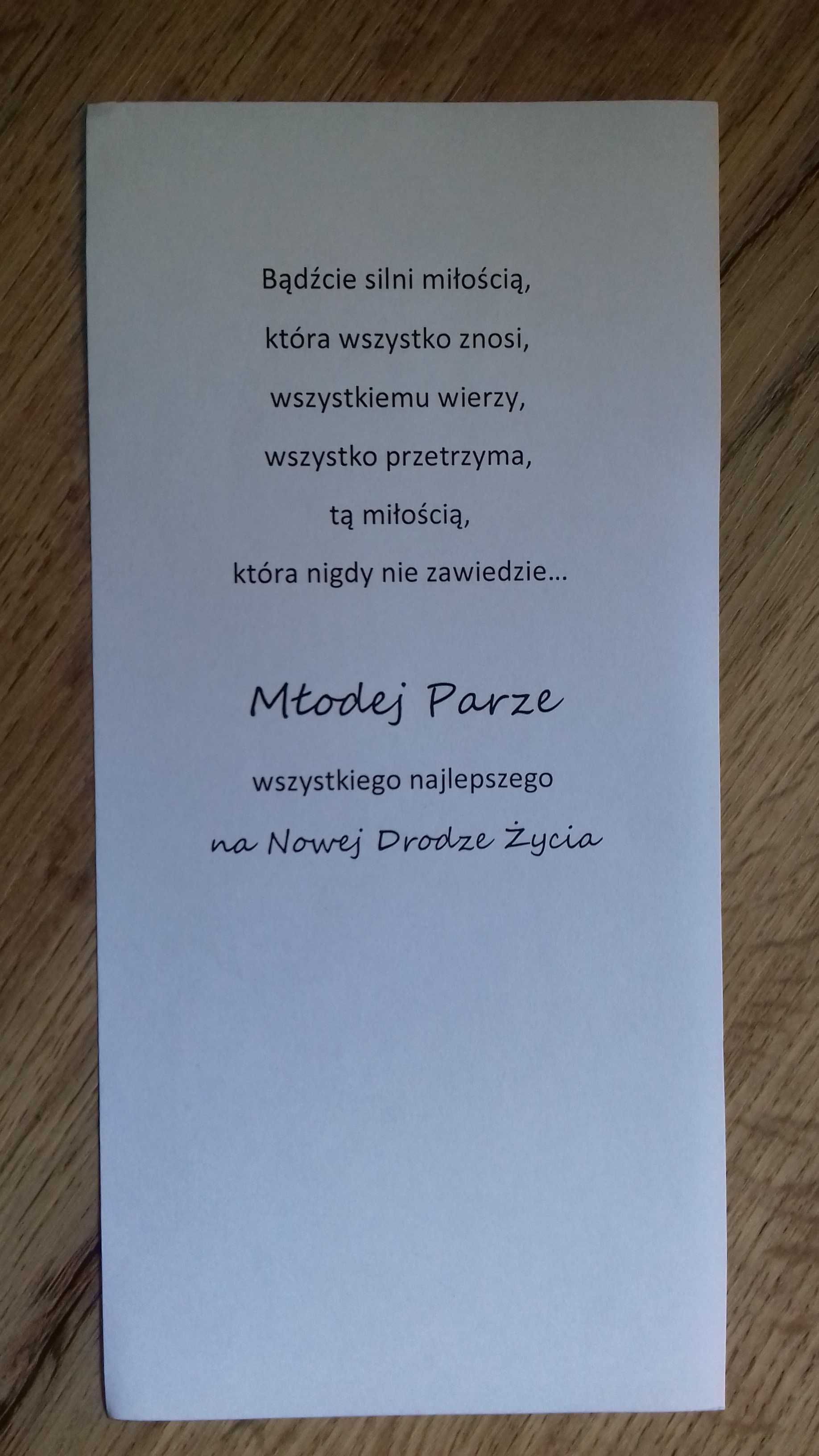 kartka ślubna / prezent na ślub