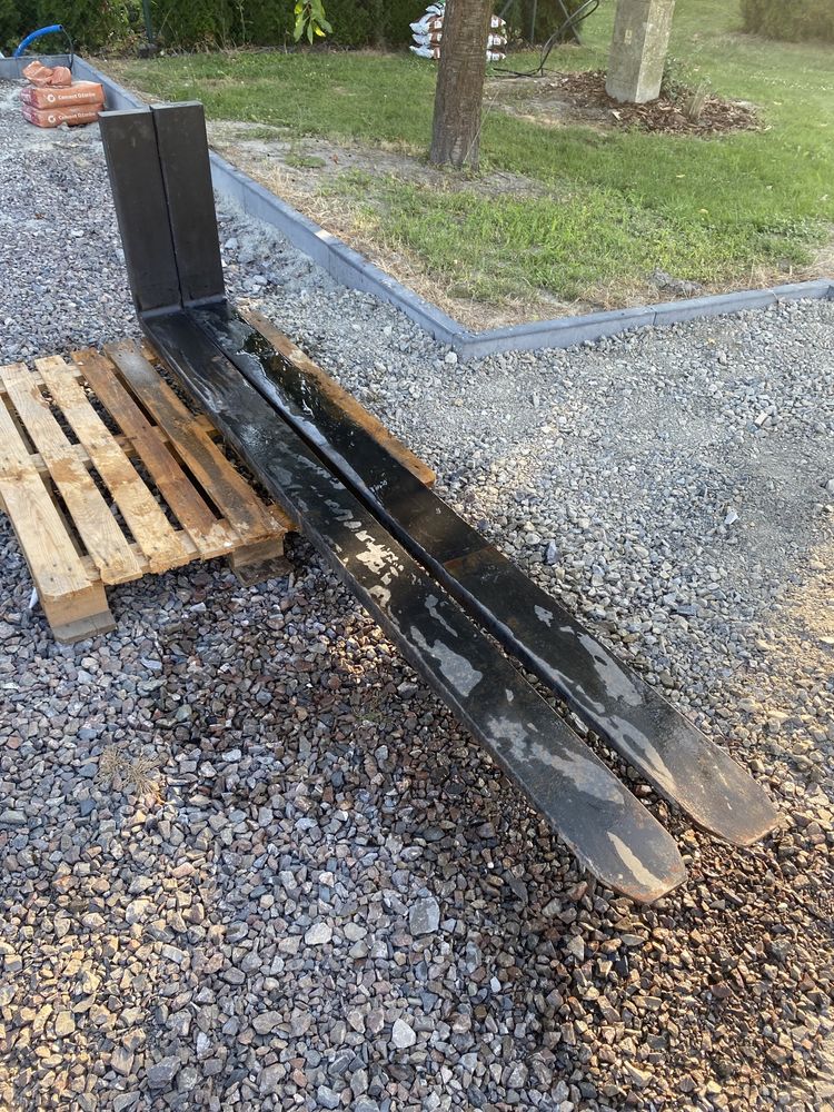 Widły 2.4m długie wózek widłowy ładowarka Linde Jcb Manitou 51cm