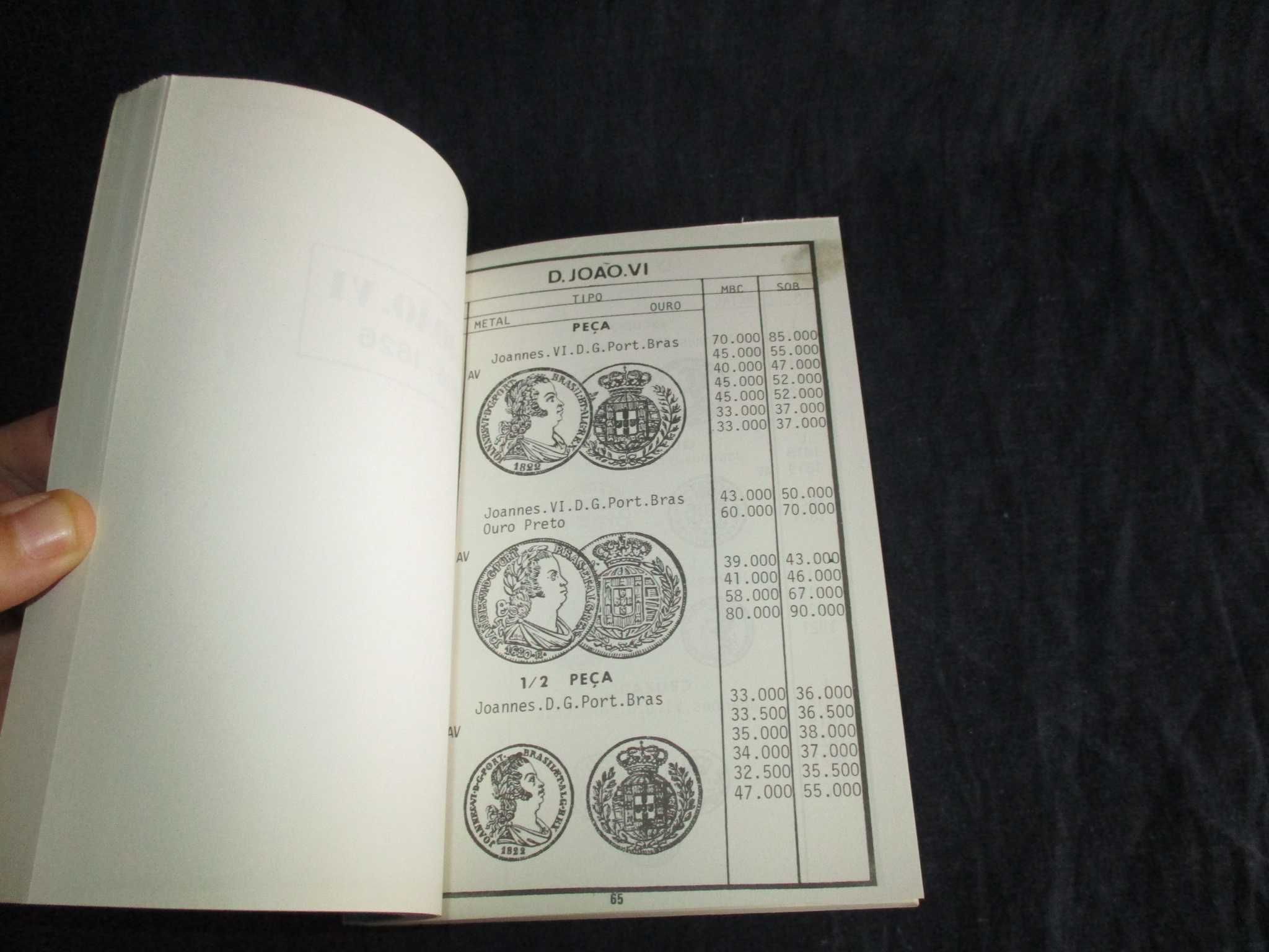 Livro Numismática Preçário das Moedas 1982