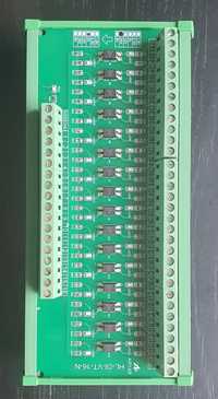 Moduł Optoizolacja dla arduino na szynę DIN 16 kanałów.