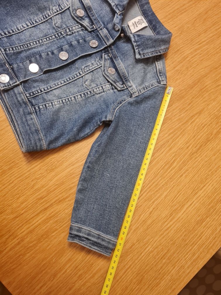Kurtka jeansowa dla dziewczynki rozmiar 98