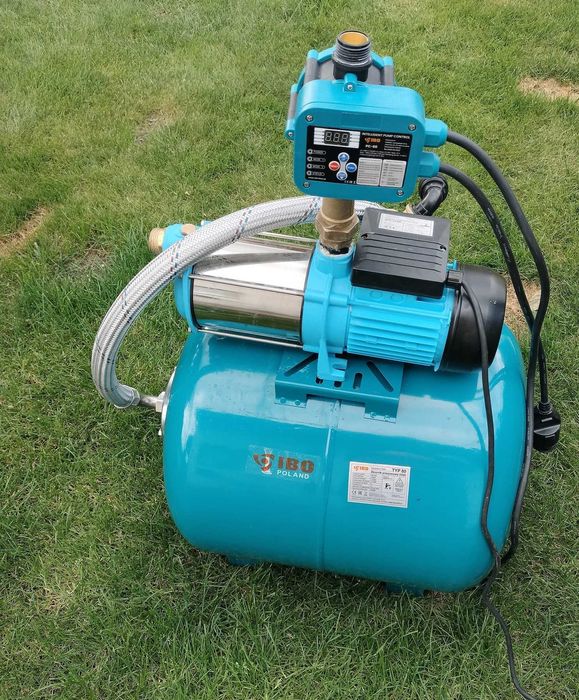 Zestaw Pompa MH MHI 1300 + zbiornik IBO 80L + sterownik PC-60