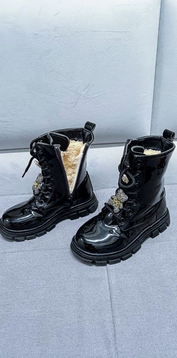 Buty botki kozaki z ociepleniem 32 dziewczęce