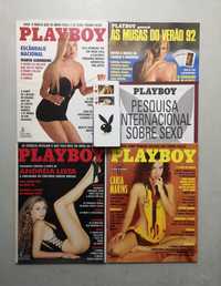 3 Revistas Playboy (Ed. brasileira) & Especial Musas de Verão + baralh