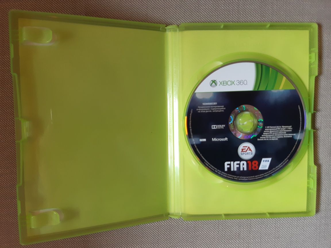 Gra FIFA 18 PL na konsolę xbox 360