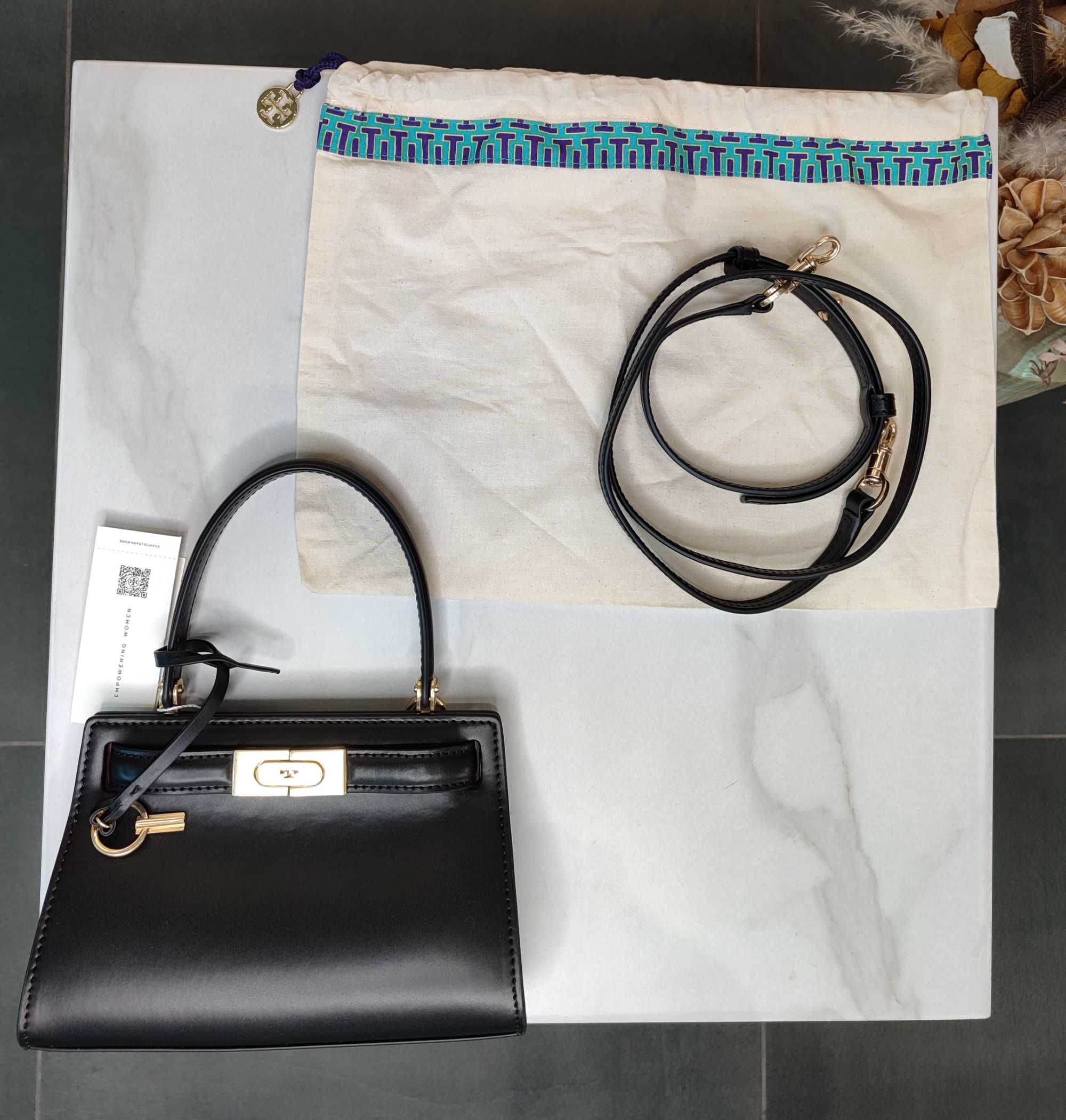 Сумка Tory Burch Lee Radziwill Small Bag Black