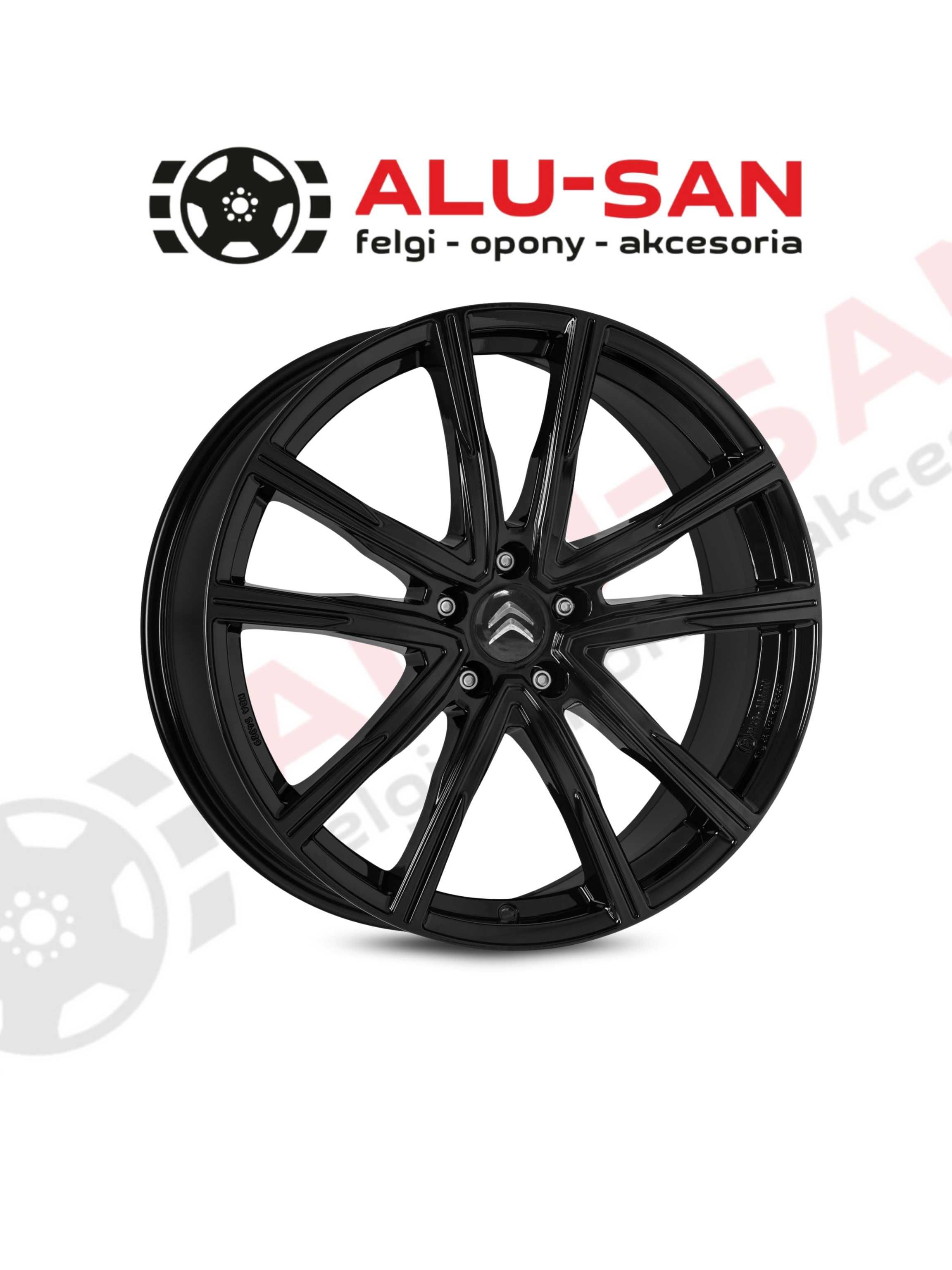 Nowe Alufelgi 19" CITROEN C4 C5 - CZARNY POŁYSK 5x108