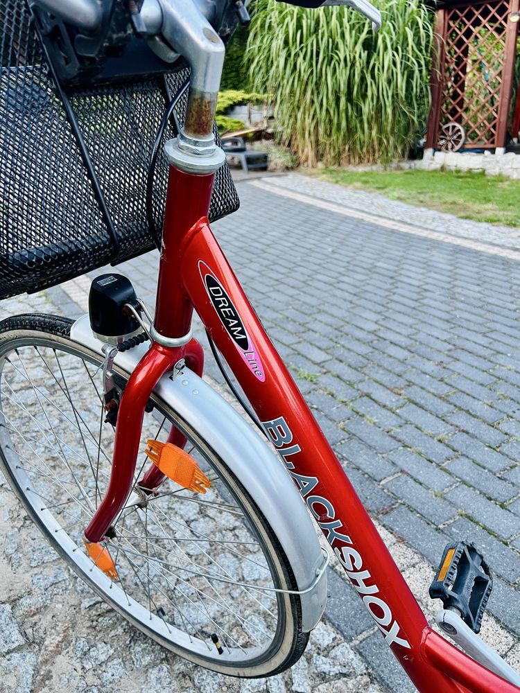 Rower BlackShox z koszyczkiem