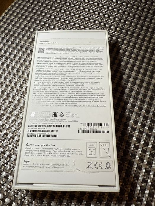 Iphone 16 pro - 256 gb
