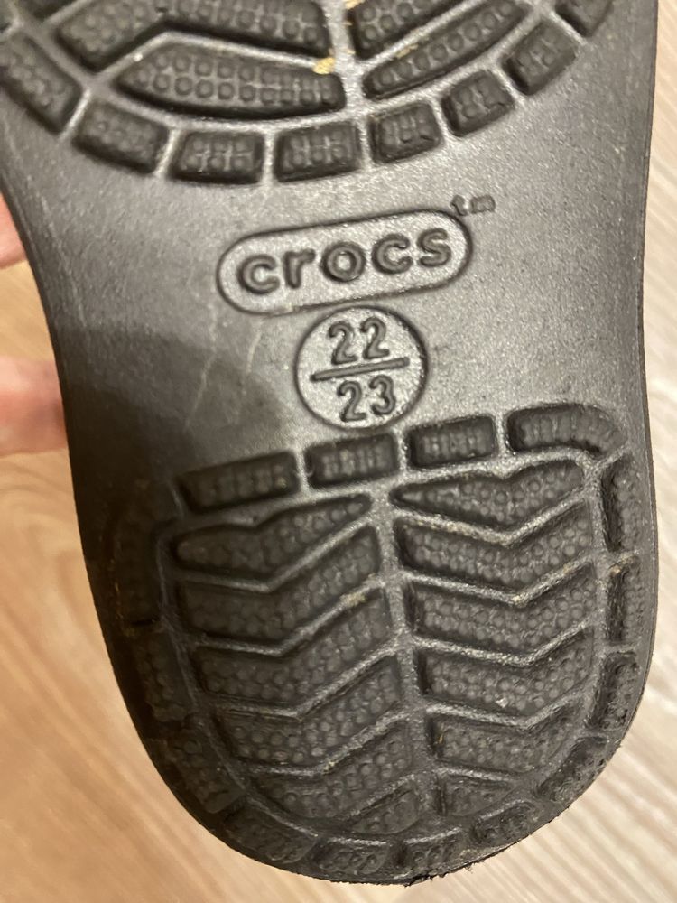 Резинові чобітки crocs,22-23р.