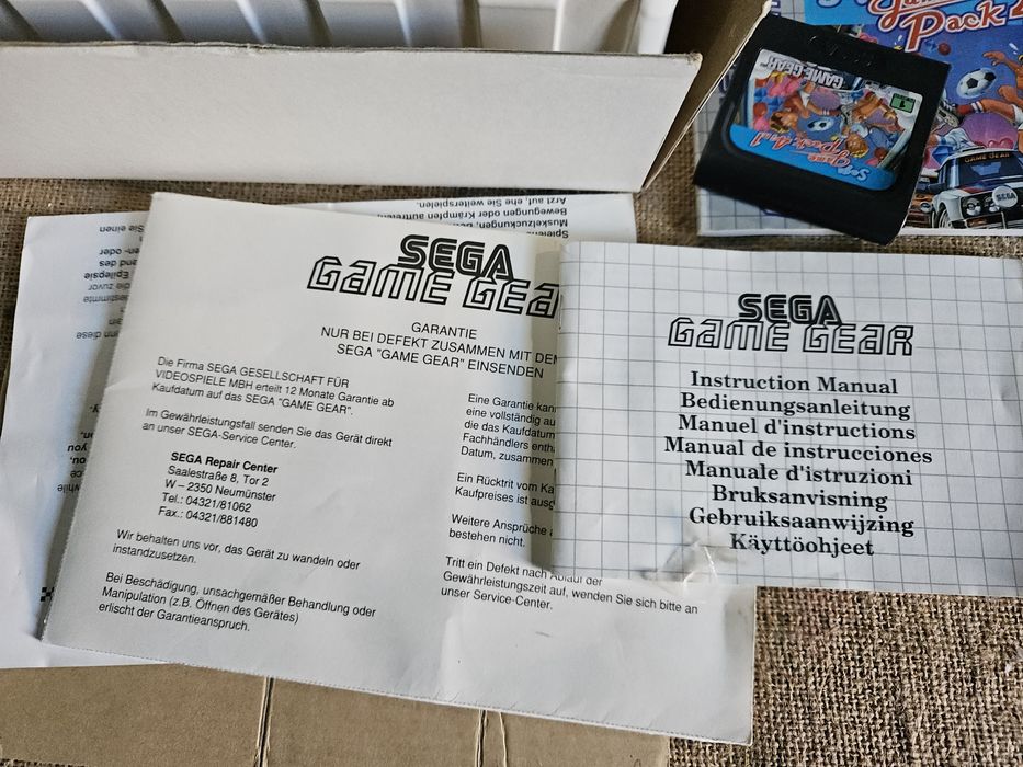 Conjunto sega gamegear