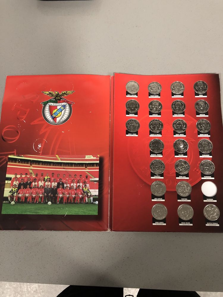 Coleção medalhas “Os três grandes do futebol português”