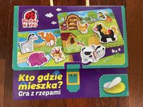 Kto gdzie mieszka? Gra z rzepami