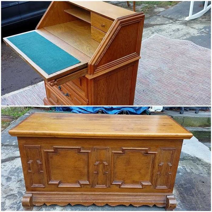 Antyczne Stare Drewniane Stylowe Meble