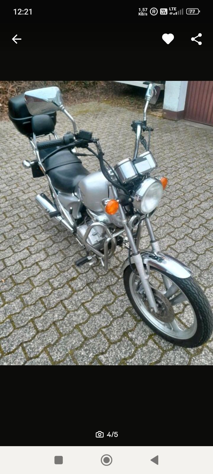 Daelim  VS 125F tylko 3800 km