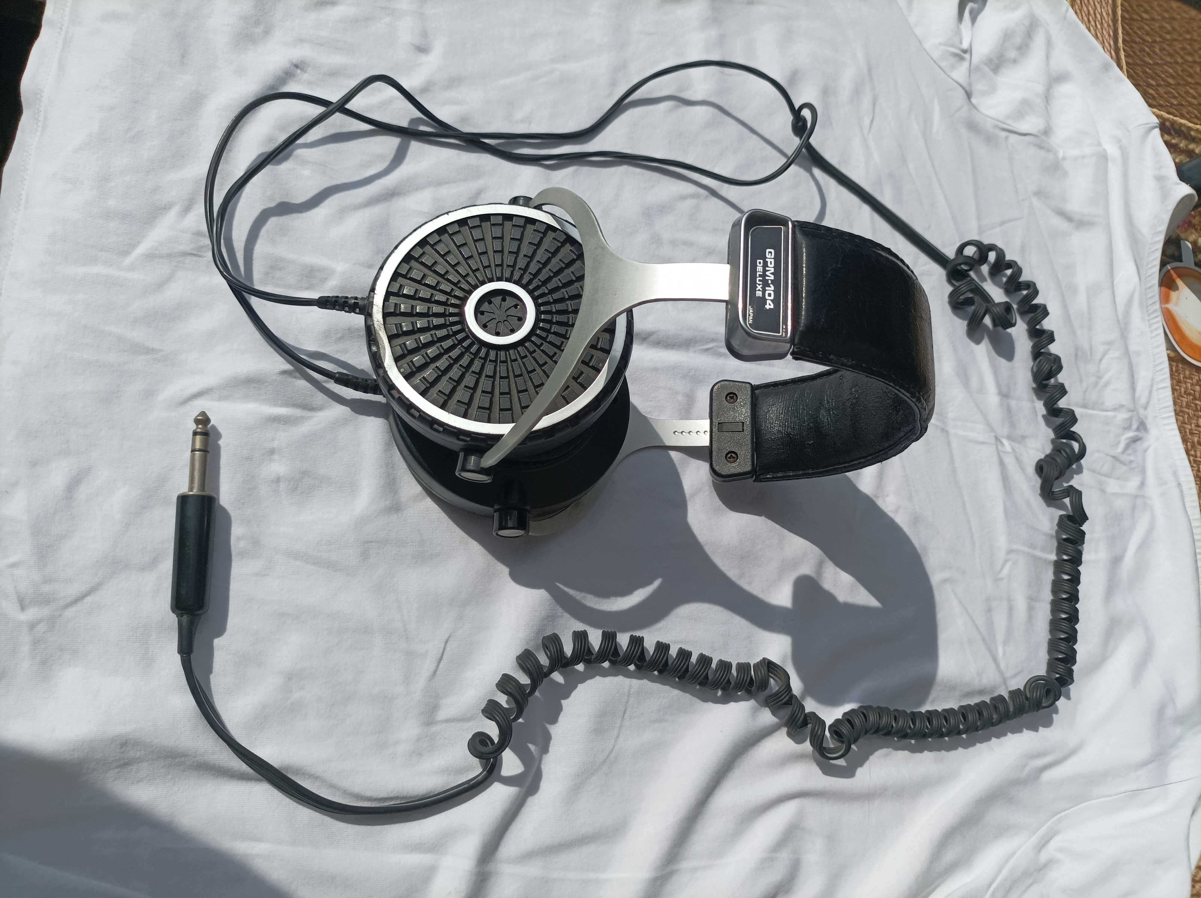 GPM-104 Deluxe słuchawki vintage Japan 70's