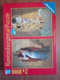 Puzzle 1000 peças Ravensburger: Francesco Hayez – O Beijo