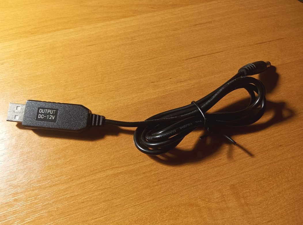 Роутер без електрики USB 12V9V5V. Дріт Павер банк - роутер.