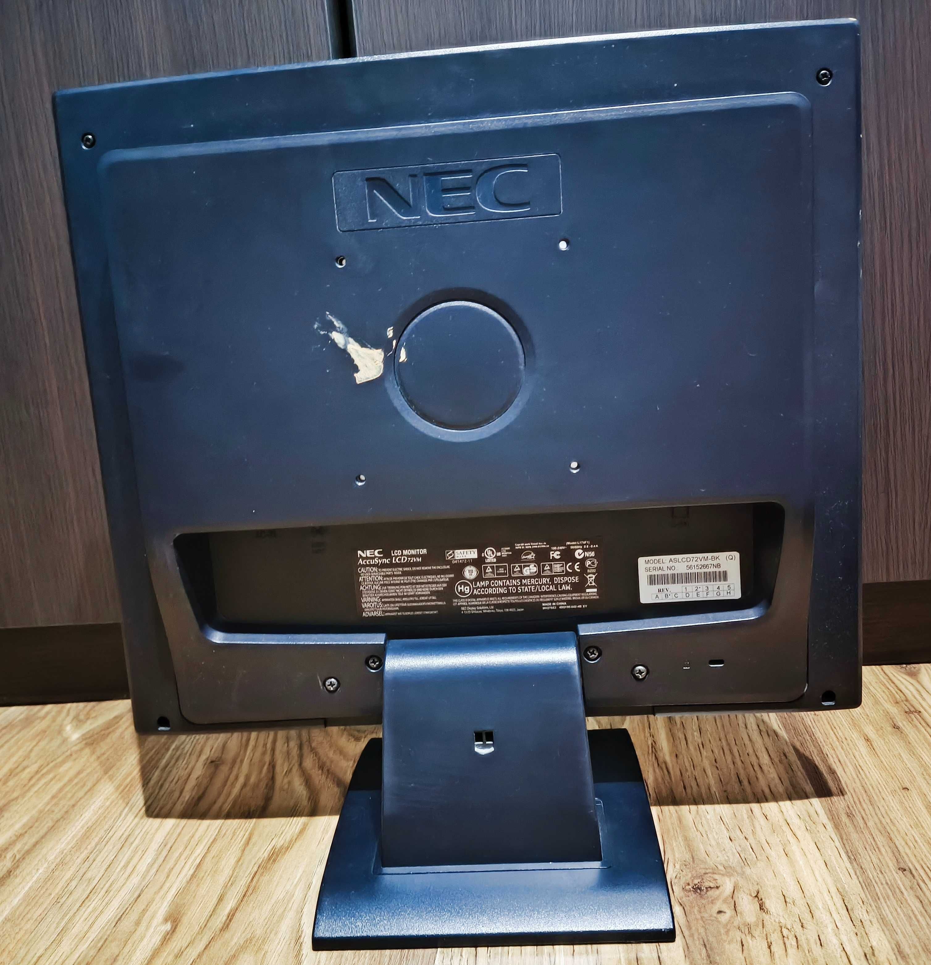 Monitor Mini Retro NEC AccuSync LCD 72VM