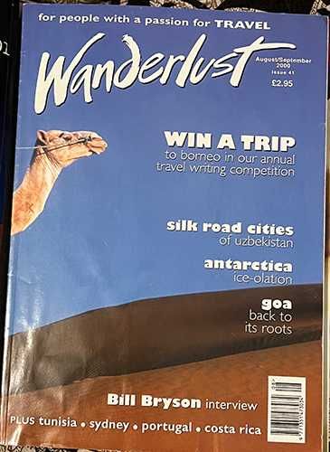 COLEÇÃO DE 10 REVISTAS WANDERLUST ENCADERNADAS