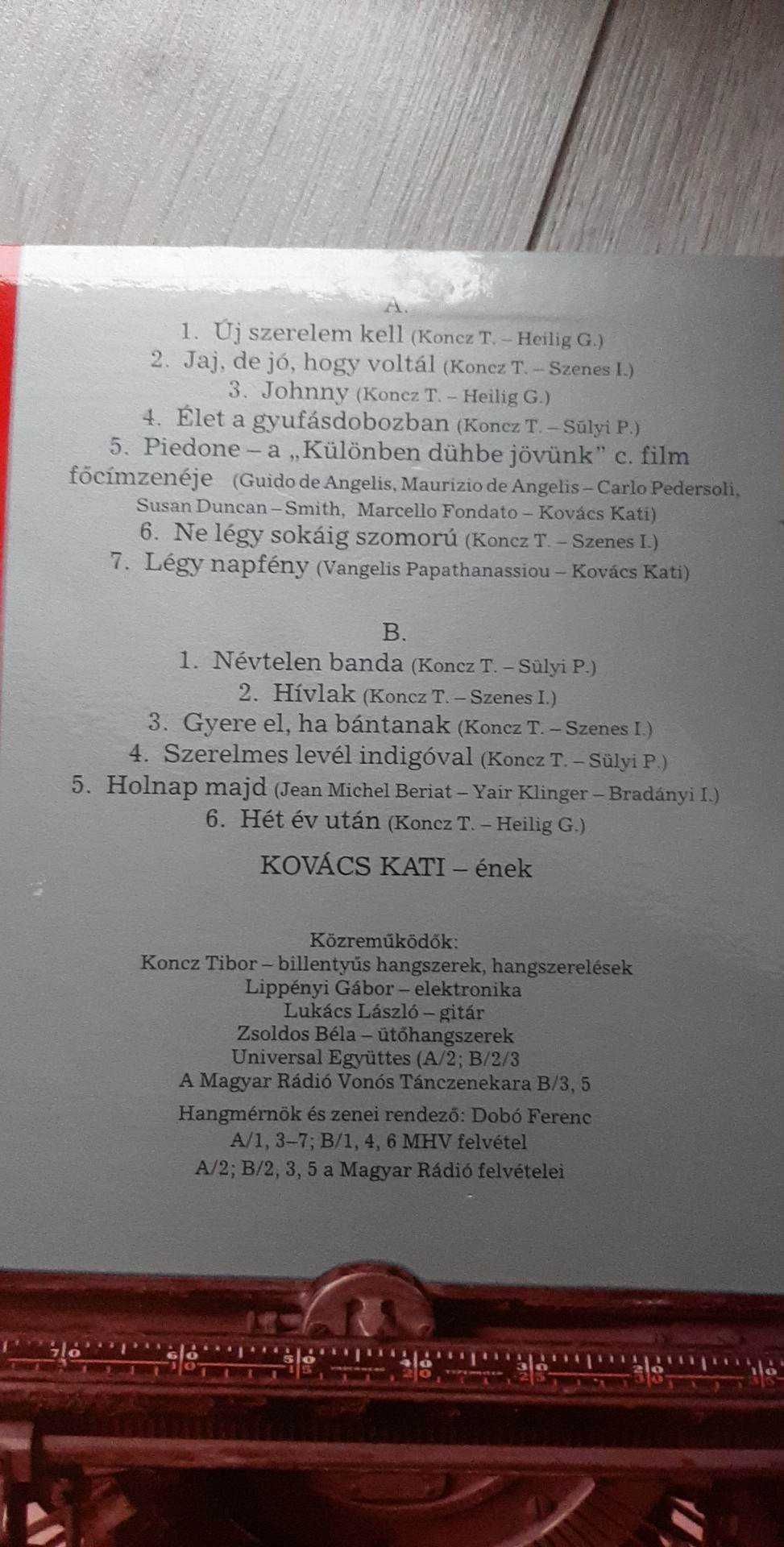 Kati Kovacs - szerelmes level indigoval/ płyta winylowa