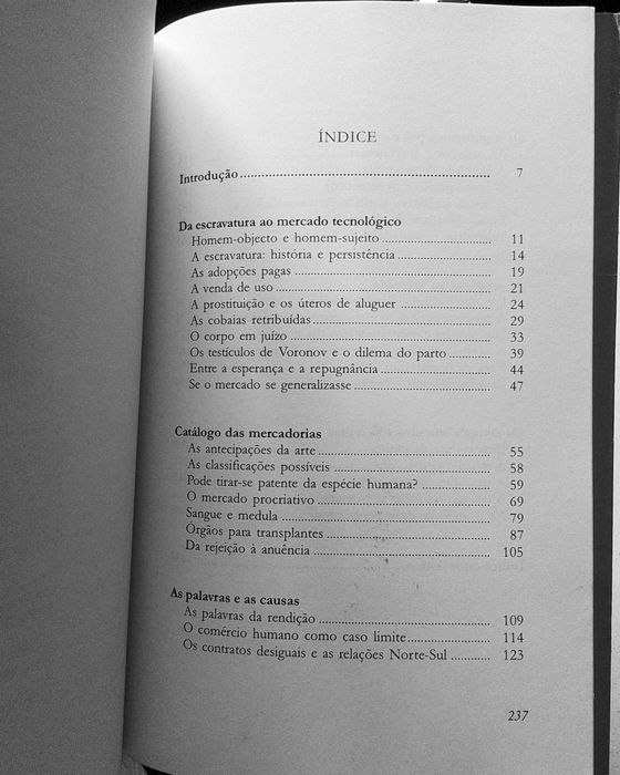 Livro "Ensaio sobre a compra e venda de partes do corpo humano"