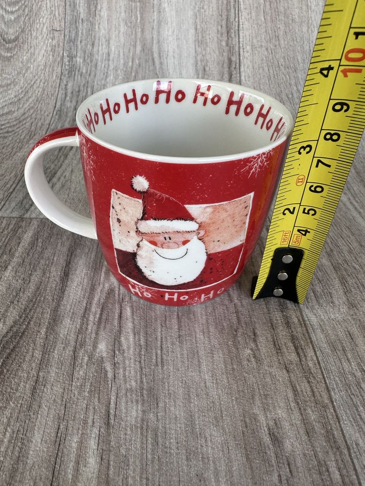 Kubek porcelanowy z motywem mikołaja