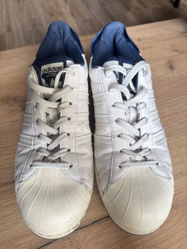 Adidas Superstar - Sneakersy niskie - białe rozm. 44, 28 cm