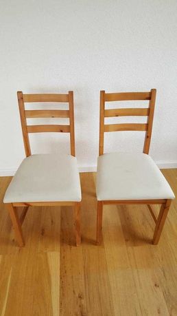 Krzesła drewniane Ikea do jadalni