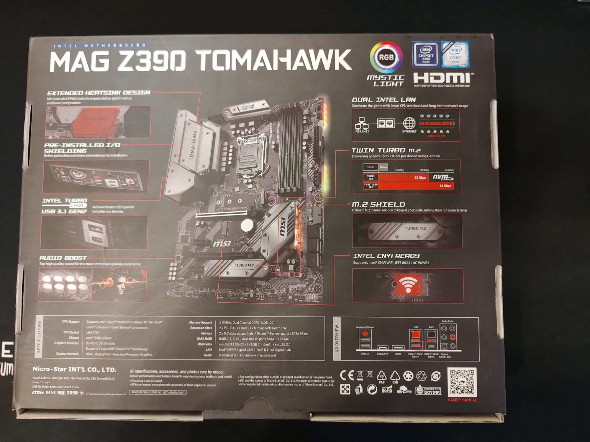 Płyta główna MSI MAG Z390 TOMAHAWK