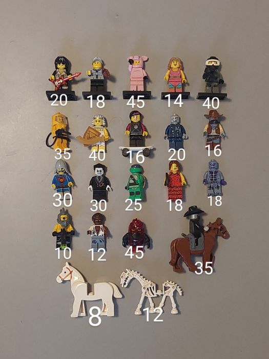 Figurki Lego Movie, Ninjago i , serii Lego minifigures
